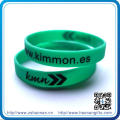 Colorful Eco-Friendly Sport Silicone Wristband Charms Debossed Bracelets